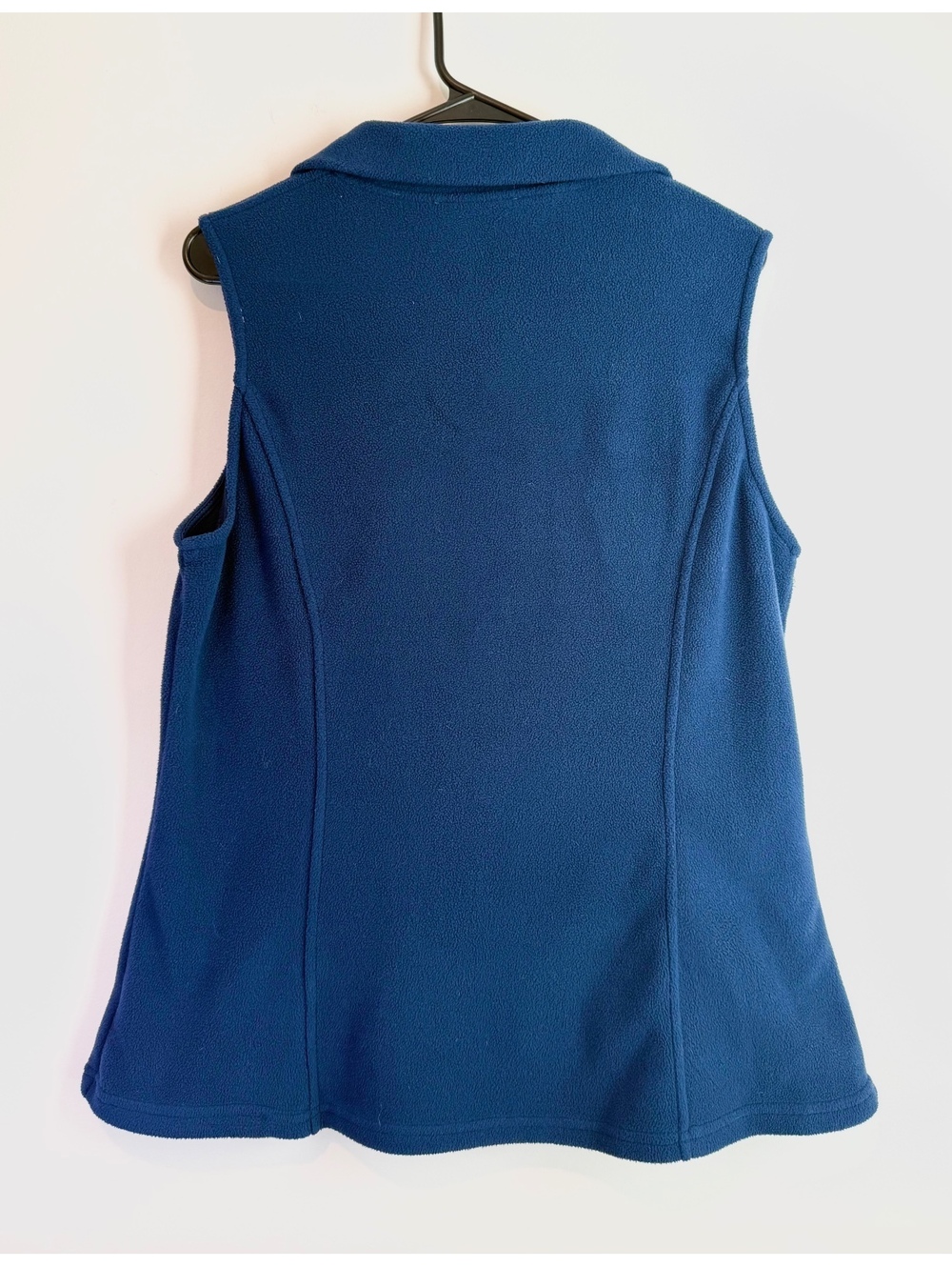 Sese Code Women's Navy Blue Fleece Vest Medium